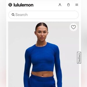 Lululemon Swiftly Tech Cropped Long-Sleeve Shirt 2.0